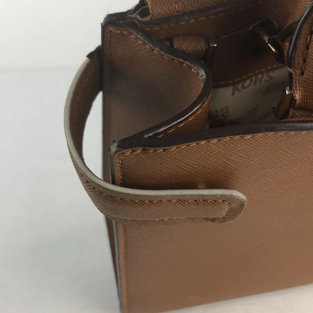 Michael Kors Chic Classy Studded Satchel Crossbody Bag Minimalist